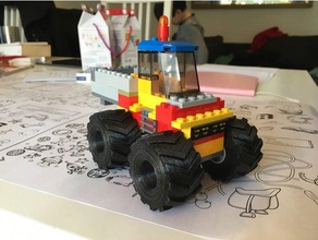 canavar kamyon lastikleri jantlar lego filaflex esnek lastikler I Ulusal 3d print model - Mito3D