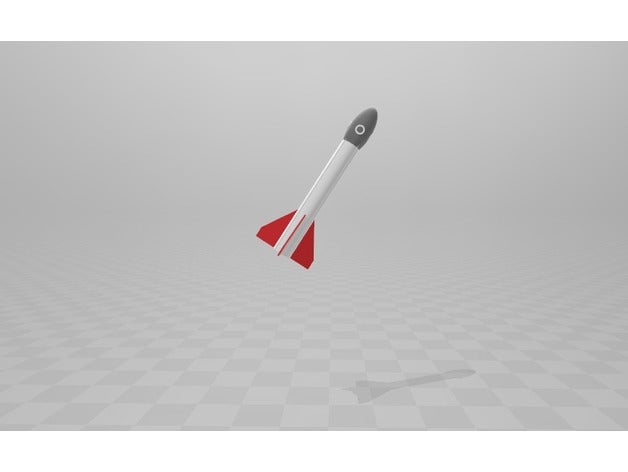 Rakete v1 Modelle Modell-Rakete Raum 3D print model - Mito3D