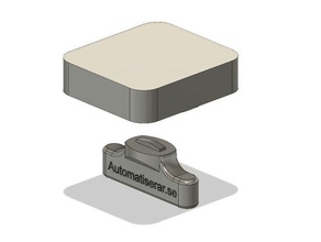 xiaomi aqara sensore di temperatura - sostituzione batteria chiave homeautomation smarthome zigbee 3d print model - Mito3D