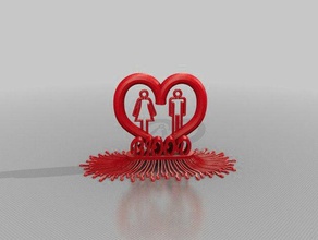 love sculptures 3d print model - Mito3D