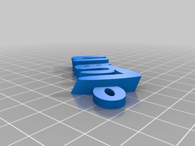 luan keychains customized 3D print model - Mito3D