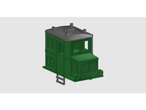 hoe-9n30 very tiny electric loco vehicles 3d print model - Mito3D