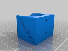 bosch gluepen wall mount hot glue gun 3d print model - Mito3D