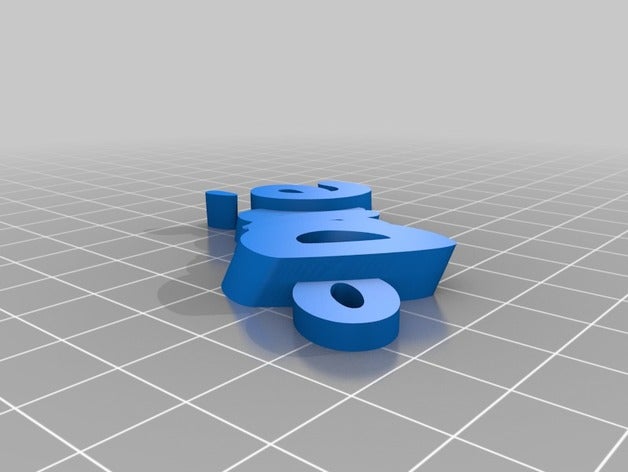 dane chaveiros personalizado 3D print model - Mito3D
