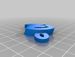 cw Schlüsselanhänger angepasst 3d print model - Mito3D