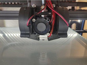 tronxy x5s lumière e3dv6 mont 5015 fans de l'imprimante pièces 3d print model - Mito3D