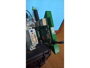 raspberry pi din rail mount electronics 3d print model - Mito3D