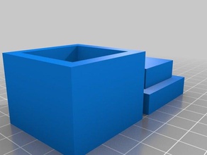 minecraft grama da caixa do bloco recipientes 3d print model - Mito3D