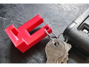 lhstop keychain 3d printing keychains 3d print model - Mito3D