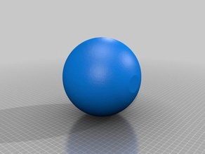 Runde vase ball Dekor flower 3d print model - Mito3D