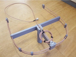 yagi-Suche-Antenne - Elektronik mhz openscad yagi-Antenne montieren yagi-Isolator 3d print model - Mito3D