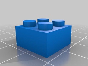 enginebricks 2x2 lego-like lego compatível 3d print model - Mito3D