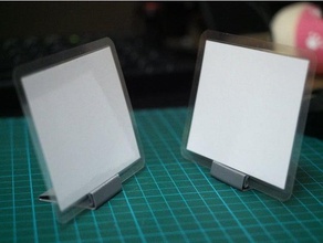 simple photo stand vase mode decor holder 3d print model - Mito3D