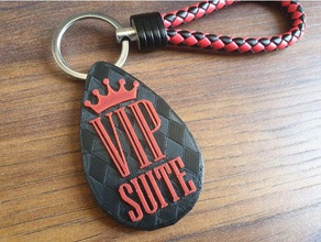 vip suite keyring keychains keyrings key chain ring 3d print model - Mito3D