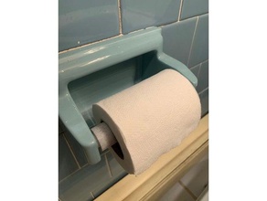 le papier de toilette la broche salle bains essieu remplacement porte 3d print model - Mito3D