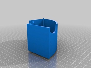 hatchbox cola manija del cajón de corte organización los pernos piezas pequeñas almacenamiento 3d print model - Mito3D
