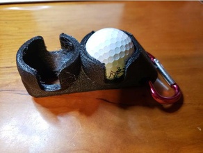 balle de golf titulaire jouet jeu accessoires sac la ceinture le clip club trou les trous pantalon sport sports tee 3d print model - Mito3D