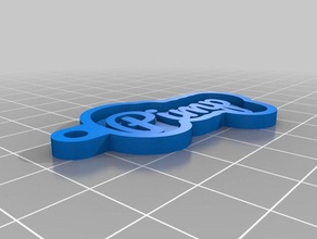 pimp keychain keychains customized 3d print model - Mito3D