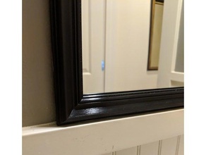 stick-on cornice specchio del bagno dello 3d print model - Mito3D