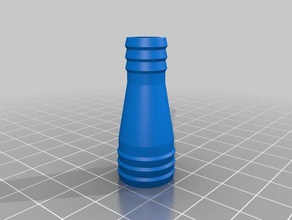 16 10mm tube reducer customized 3d print model - Mito3D