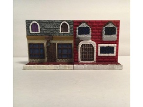 miniature store facade 2 toys games dnd tiles gaming 28mm openlock pathfinder roleplaying rpg scatter terrain tabletop 3d print model - Mito3D