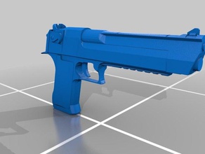 desert eagle - Spielzeug Spiele cosplay Waffe gun Waffen lara croft Pistolen tomb raider 3d print model - Mito3D