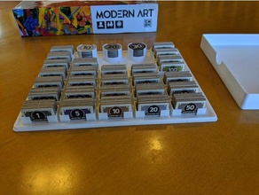modern art game organizer games 3d print model - Mito3D