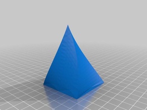 twisted-Quadrat-basierte pyramidstl andere 3d print model - Mito3D