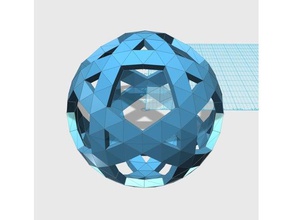 geodesic 5v sphere pattern004 3d print model - Mito3D