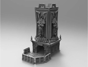 warhammer Festung Opfer Würfel-Turm Spiele adepta sororitas 40k 3d print model - Mito3D
