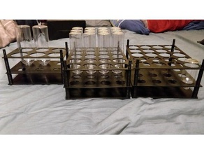 30 60 100 ml e-suyu şişesi tutucusu organizasyon 3d print model - Mito3D