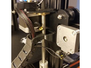 eixo z cabo extremidade da corrente 3d a impressora partes clip do gestão de cabos creality ender 3 3d print model - Mito3D