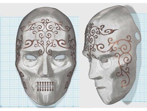 la muerte eater máscara de versión 2 instructables remix disfraz 3d print model - Mito3D