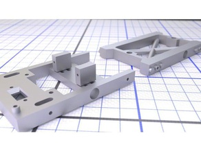 mn d90 chassis parts rc vehicles frame model 3d print model - Mito3D
