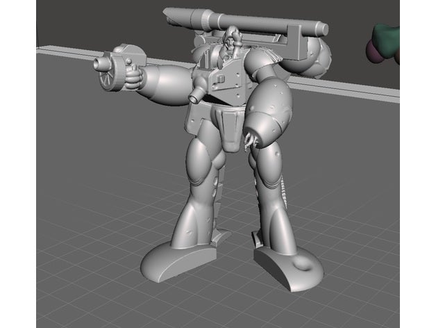 robotech zentran malcontent male power armor production line 2b unit 1b rrt wargame zentraedi 3D print model - Mito3D