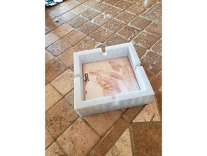 square ashtray household 3d print model - Mito3D