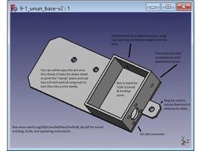 Fall earchi matchbox 91 unun Amateurfunk Elektronik 3d print model - Mito3D
