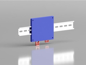 axbb-e din mount cnc motion control uccnc 3d print model - Mito3D