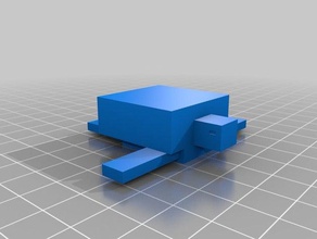minecraft tartaruga modificado de vídeo jogos a figura figuras 3d print model - Mito3D