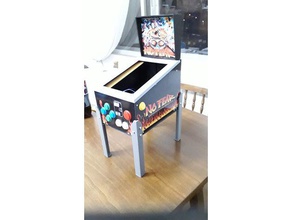 pinball para tablet game tabletop 3d print model - Mito3D