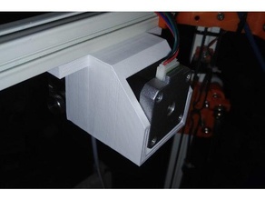 e3d titan customizable robust mount printer extruders bracket e3d-titan 3d print model - Mito3D
