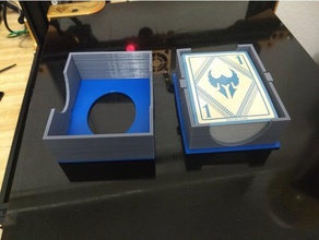 d&d paladin spell card box customized dungeons dragons 3d print model - Mito3D