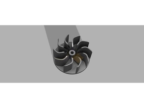 centrifugal fan parts 3d print model - Mito3D