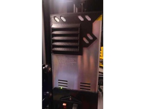 ender 3 psu fan cover 3d printing duct 3d print model - Mito3D