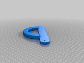 la manija de puerta beko frigorífico reemplazo partes 3d print model - Mito3D