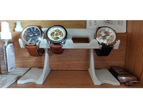 multiple watch stand organization classy elegant holder organizer smartwatch support watchstand wristwatch 3d print model - Mito3D