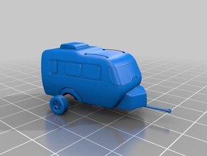 trailer moderna pressofuso auto diorama hotwheels slot car giocattolo 3d print model - Mito3D