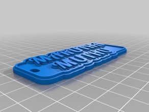 maratha muthukeychain keychains customized 3d print model - Mito3D