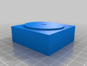 base para iluminaci&oacuten led arredamento 3d print model - Mito3D