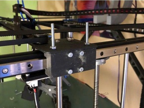linear de trilho placa tronxy x5s 3d a impressora partes 3d print model - Mito3D
